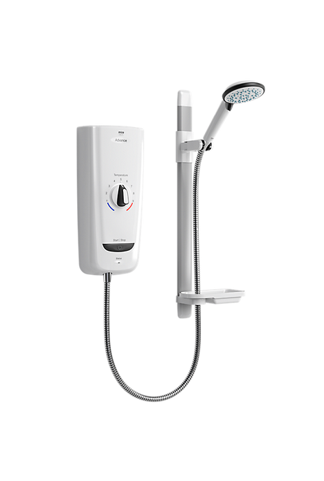 Mira Advance 9.8kW White/Chrome Electric Shower