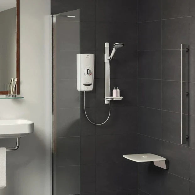 Mira Advance Flex 9.8KW White/Chrome Electric Shower 1.1785.004