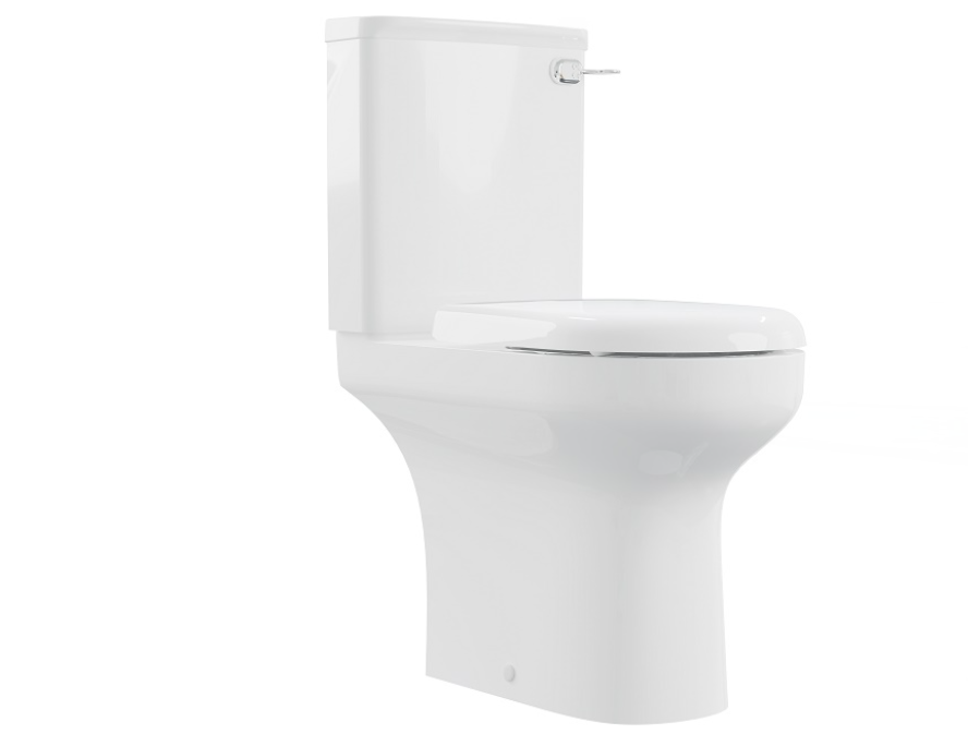 AKW Navlin Standard Height Close Coupled Toilet Pan 650mm (23571)