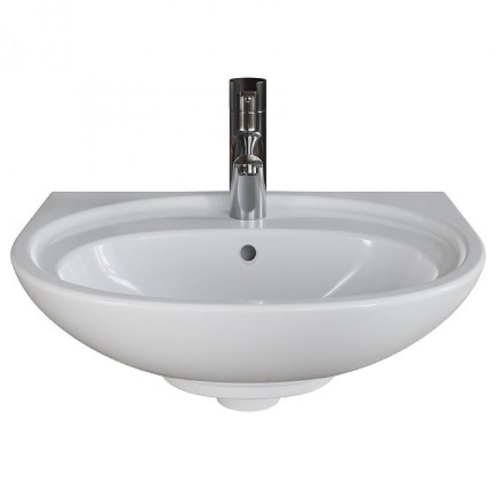 AKW Livenza Plus Sanitaryware Washbasin 450mm 1 Tap Hole (23907)