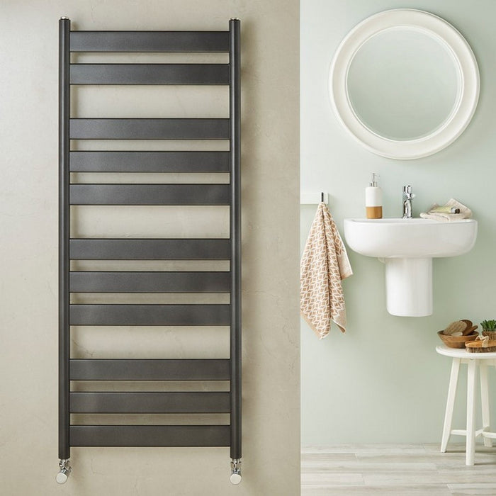 Redroom Azor Anthracite 1600x500mm Towel Radiator (AZO160050346)