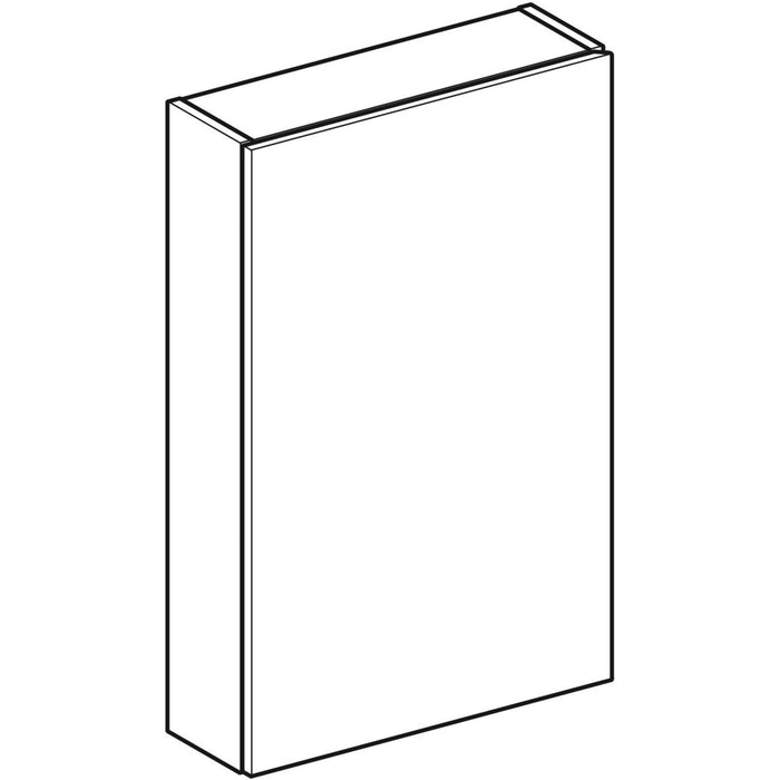 Geberit Ancanto Rectangular High Level 1 Door Cabinet 45x70cm Gloss White 502.318.01.2