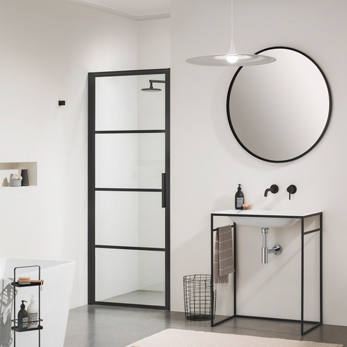 Impey Soho 900mm Hinged Glass Shower Screen