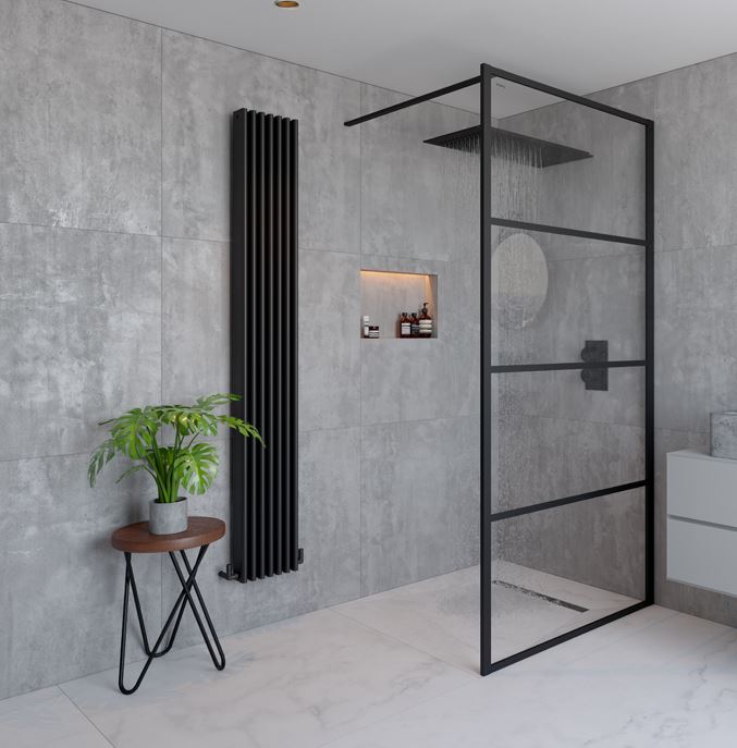 Impey Soho 1000mm Wet Room Glass Shower Screen Single Panel AW24SC01-N1-100