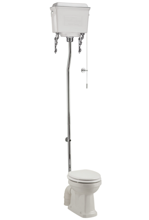 Burlington White High Level WC With Aluminium Cistern