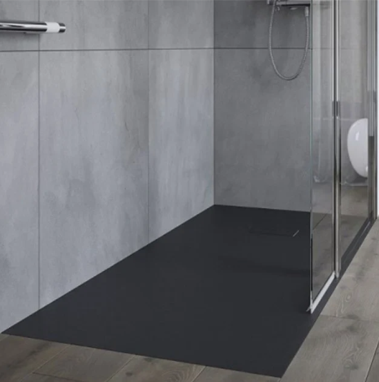 AKW Onyx Black Shower Tray 900x900mm (11891)