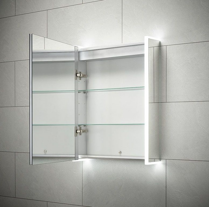 Sensio Ainsley Single Door Illuminated Mirror Cabinet With Bluetooth 700x564x130mm (SE30594C0)