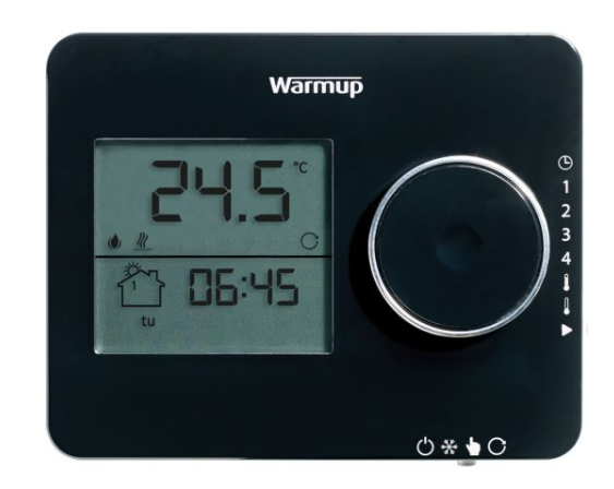 Warmup Tempo Digital Thermostat Black