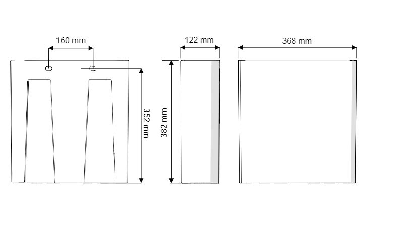 AKW Navlin Doc M Low Level Cistern With Lever Flush & Flush Pipe (23559)