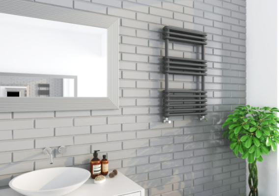 Kartell K-VIT Kolumn Towel Rail Anthracite 500x832mm (KOL832-500A)