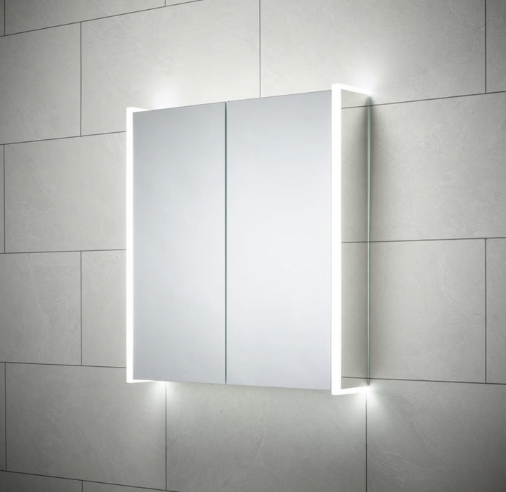 Sensio Ainsley Double Door Illuminated Mirror Cabinet With Bluetooth 700x664x130mm (SE30794C0)