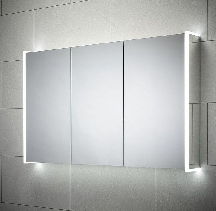 Sensio Ainsley Triple Door Illuminated Mirror Cabinet With Bluetooth 700x1200x130mm (SE30994C0)