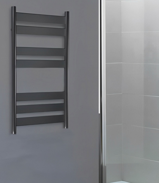 Redroom Azor Anthracite 800x500mm Towel Radiator (AZO080050346)