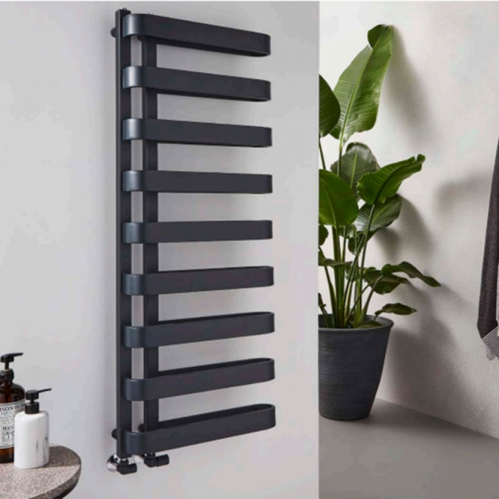 Kartell K-VIT Texas Designer Anthracite Towel Rail