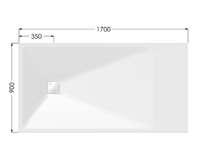 AKW Onyx Exclusif White Shower Tray (All Sizes)